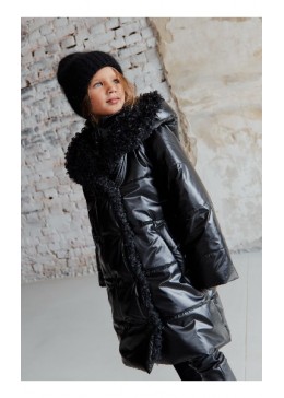 MiliLook зимняя куртка Лика черная под заказ